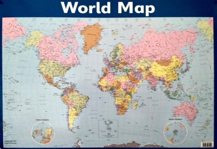world map